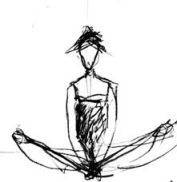 baddha konasana drawing