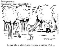 tree falls in the forest